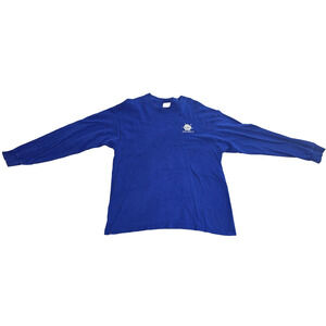 2000's Vintage Hawaii logo BLUE long sleeve shirt Y2K rare Banzai, Hookipa